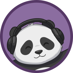 Luna, a panda